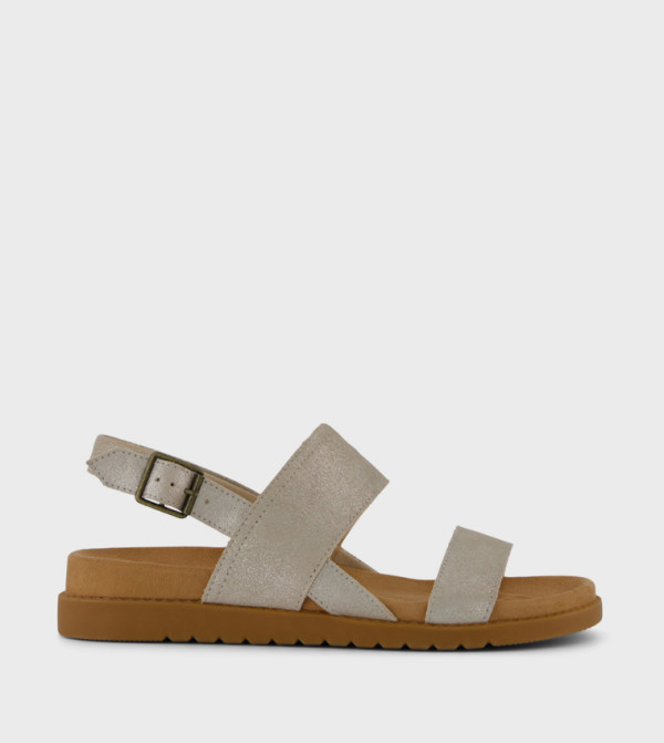 Toms Toms - Silver Flat Sandals