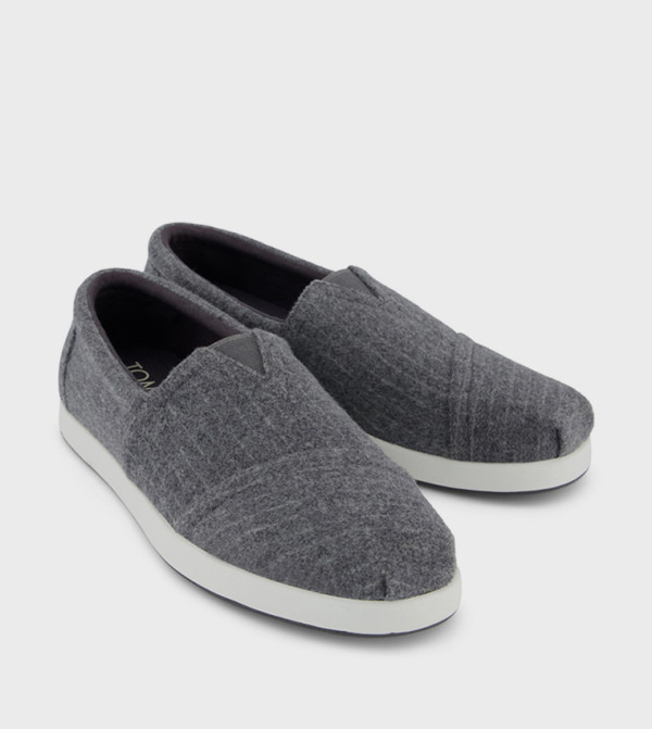 Toms Toms - Grey Casual Slip-ons