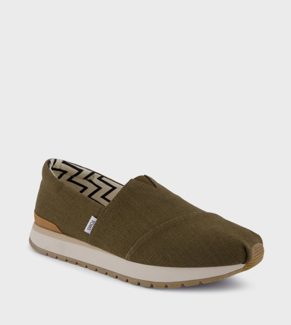 Toms Toms - Olive Casual Slip-ons