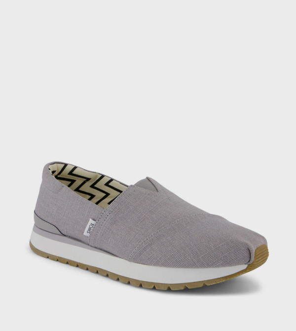 Toms  - Grey Casual Slip-ons