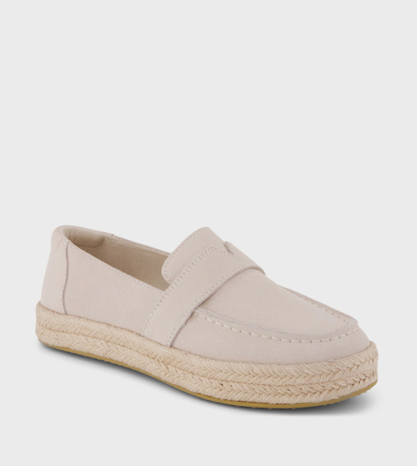 Toms Slip-Ons - Beige Espadrilles