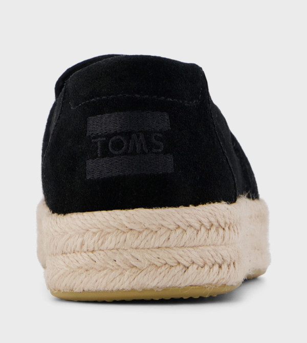 Toms Slip-Ons - BLACK Espadrilles