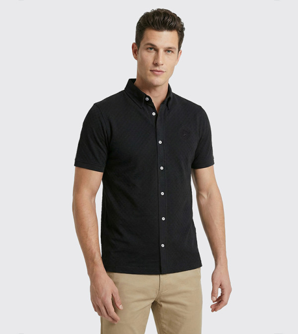 بيفرلي هيلز بولو كلوب  ملابس - أسود Short Sleeves