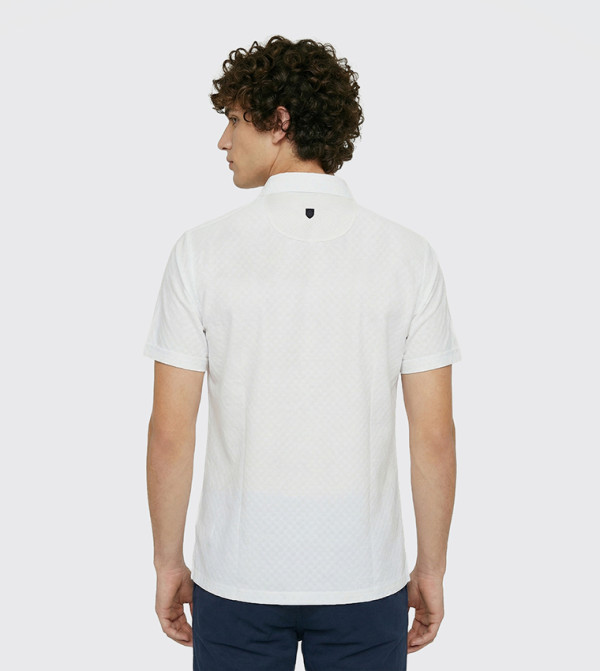 بيفرلي هيلز بولو كلوب  أكمام قصيرة - أبيض Short Sleeves