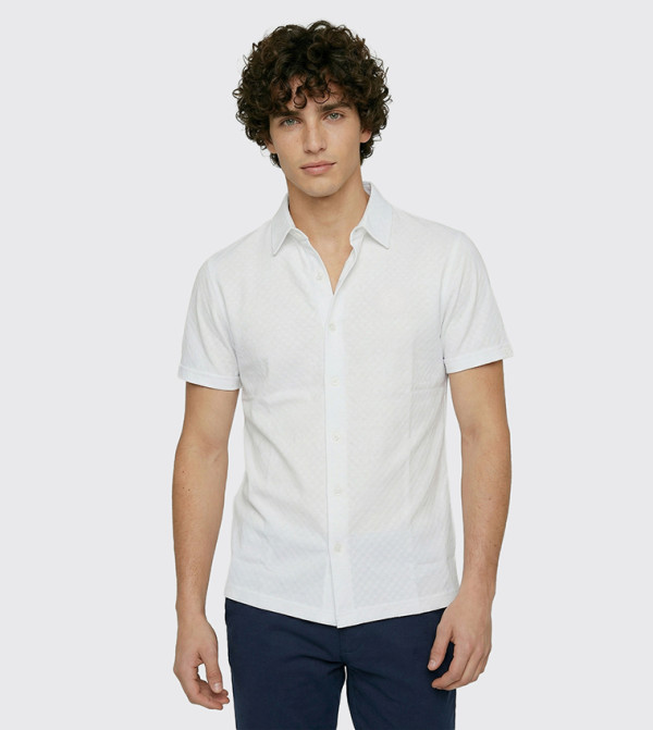 بيفرلي هيلز بولو كلوب  أكمام قصيرة - أبيض Short Sleeves