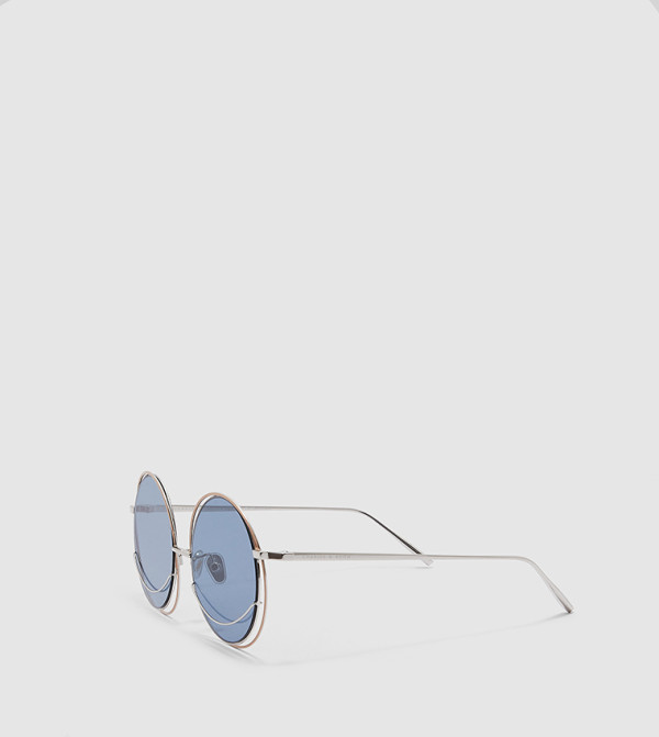 تشارلز آند كيث  دائرية - أزرق Round Sunglasses