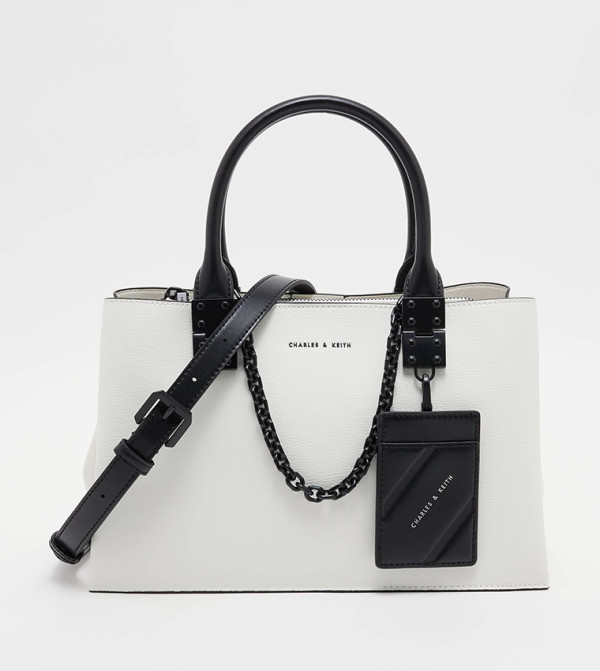 Charles & Keith Charles & Keith - White Satchel Bag
