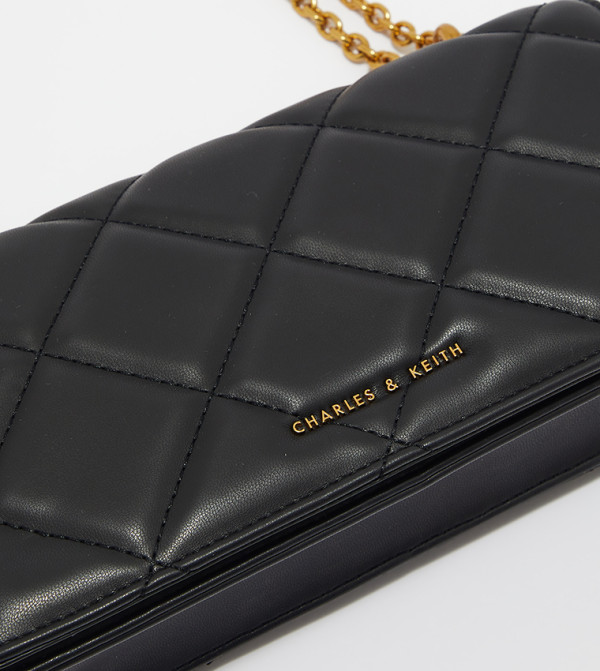 Charles & Keith  Small Leather Goods - Black Wallets