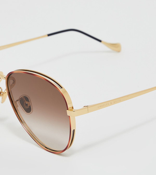Charles & Keith  Sunglasses - Brown Aviators