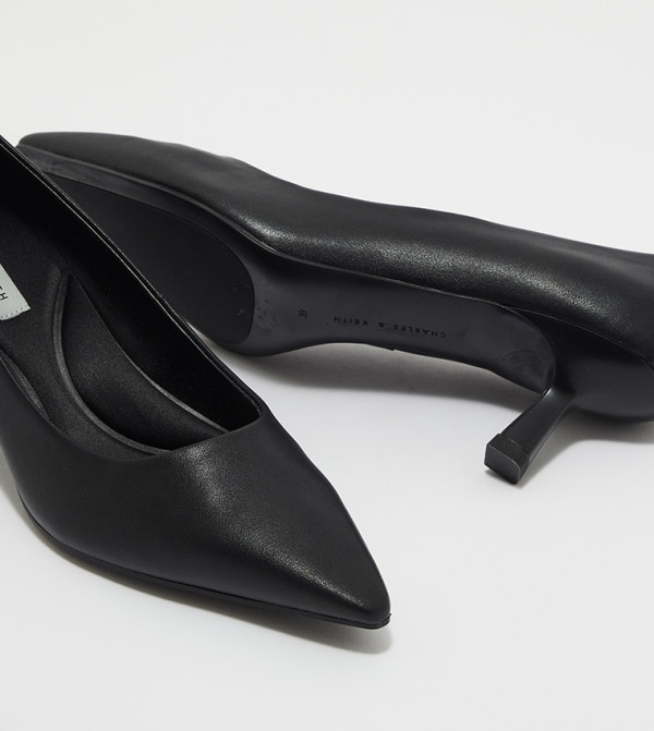 Charles & Keith  - Black Heeled Sandals