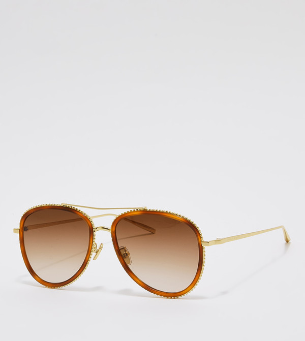 Charles & Keith Aviators - Brown Aviators
