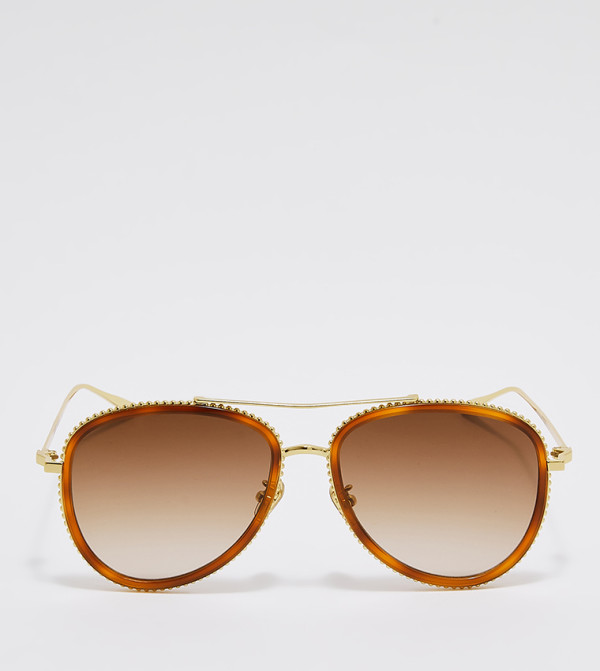 Charles & Keith Aviators - Brown Aviators