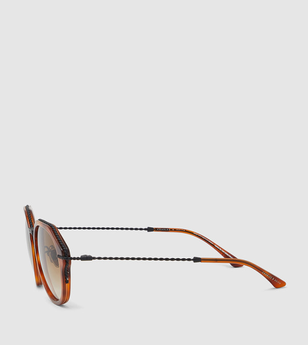 تشارلز آند كيث  دائرية - بني  Round Sunglasses