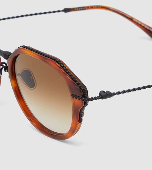 تشارلز آند كيث  دائرية - بني  Round Sunglasses