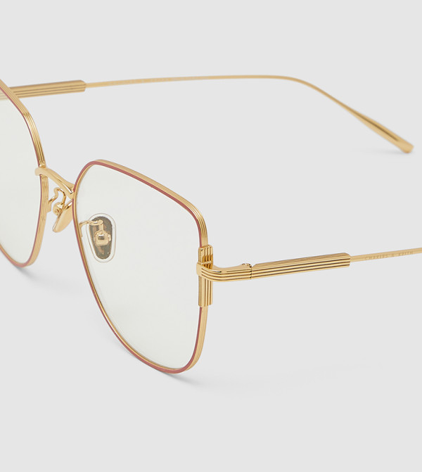 Charles & Keith  - Pink Round Sunglasses