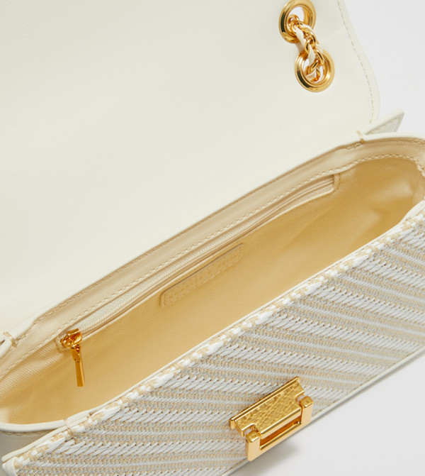 Charles & Keith  - White Shoulder bags