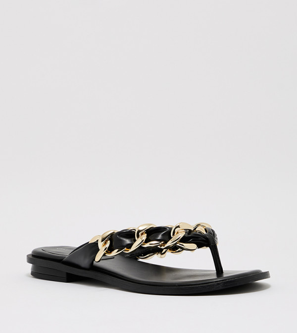Charles & Keith Charles & Keith - Black Flat Sandals