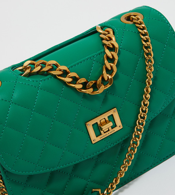 Charles & Keith  Bags - Green Cross Body