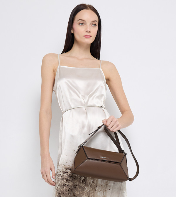 Charles & Keith  Shoulder Bags - Brown Shoulder bags