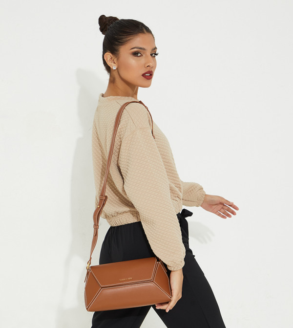 Charles & Keith Charles & Keith - Brown Cross Body
