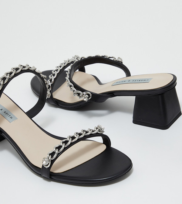 Charles & Keith Charles & Keith - Black Block Heels