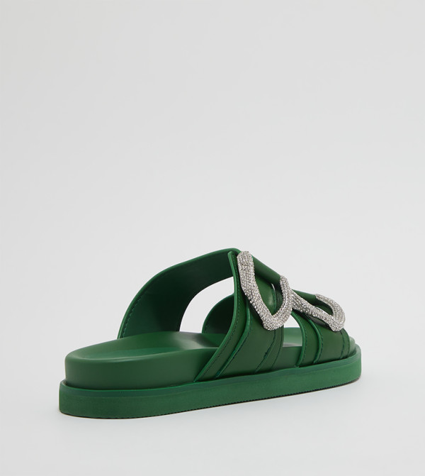 Charles & Keith  heatwave-ready-w - Green Slides