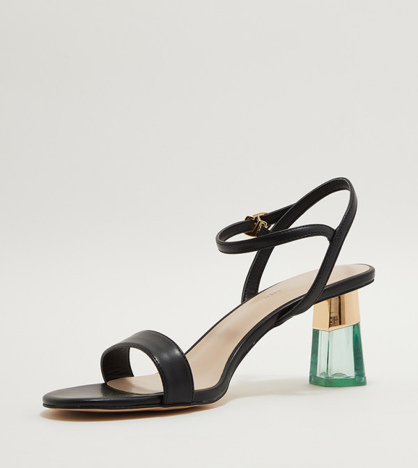 Charles & Keith Charles & Keith - Black Heeled Sandals