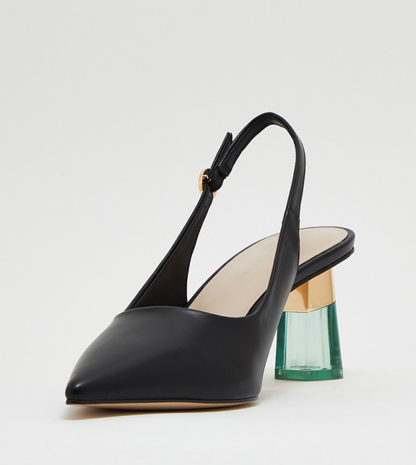 تشارلز آند كيث  صنادل - أسود Heeled Sandals