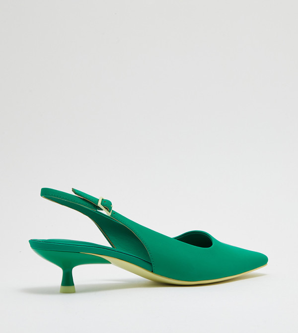 Charles & Keith Charles & Keith - Green Kitten Heels