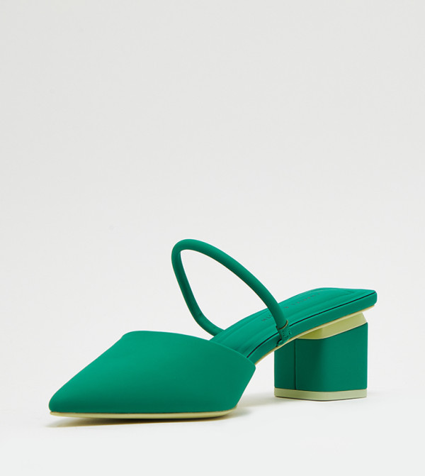 Charles & Keith Charles & Keith - Green Mules