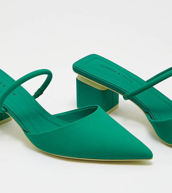 Charles & Keith Charles & Keith - Green Mules