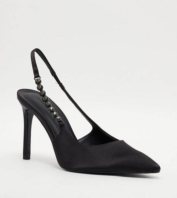 Charles & Keith  Pumps - Black Heeled Sandals