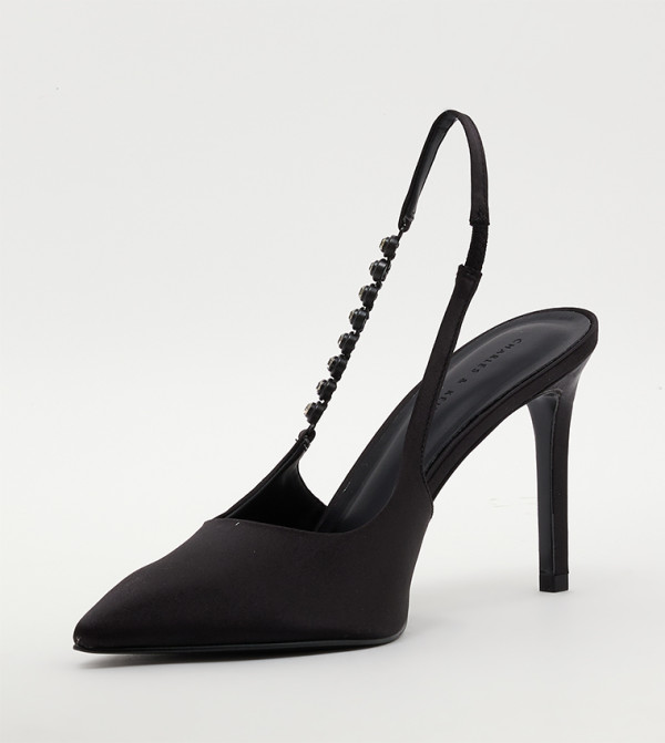 Charles & Keith  Pumps - Black Heeled Sandals