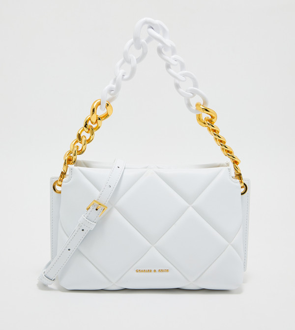 Charles & Keith Charles & Keith - White Shoulder Bag