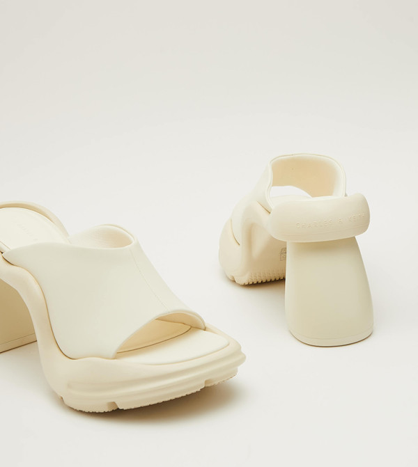 Charles & Keith Charles & Keith - Beige Heeled Sandals