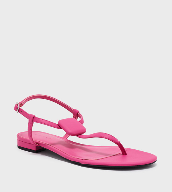 Charles & Keith Charles & Keith - Pink Flat Sandals