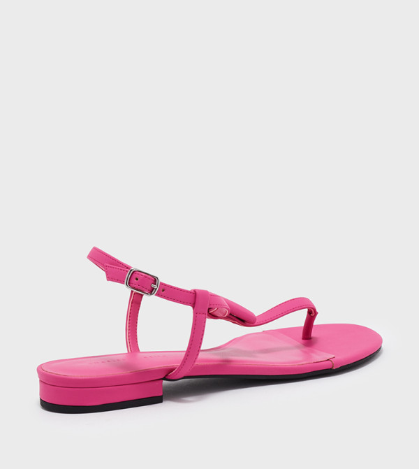 Charles & Keith Charles & Keith - Pink Flat Sandals