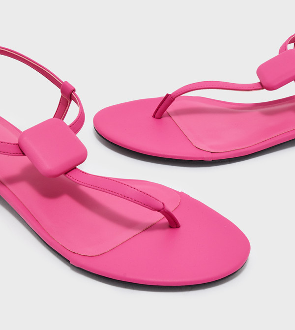 Charles & Keith Charles & Keith - Pink Flat Sandals