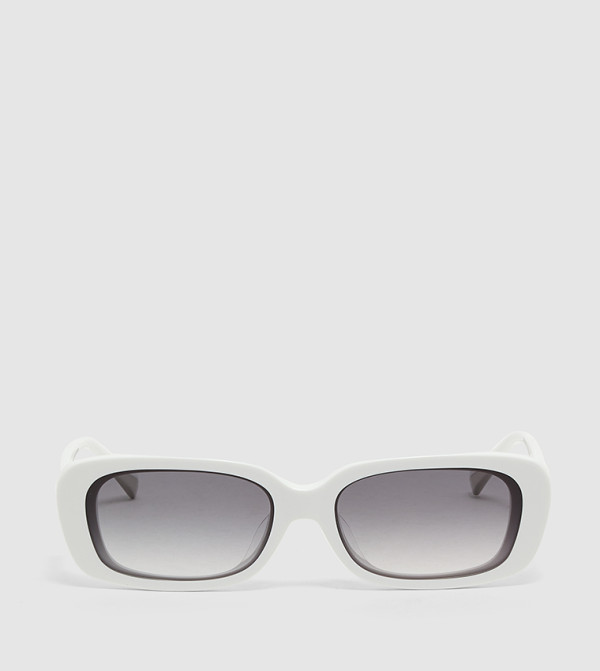 تشارلز آند كيث  مربعة - أبيض Retro Sunglasses