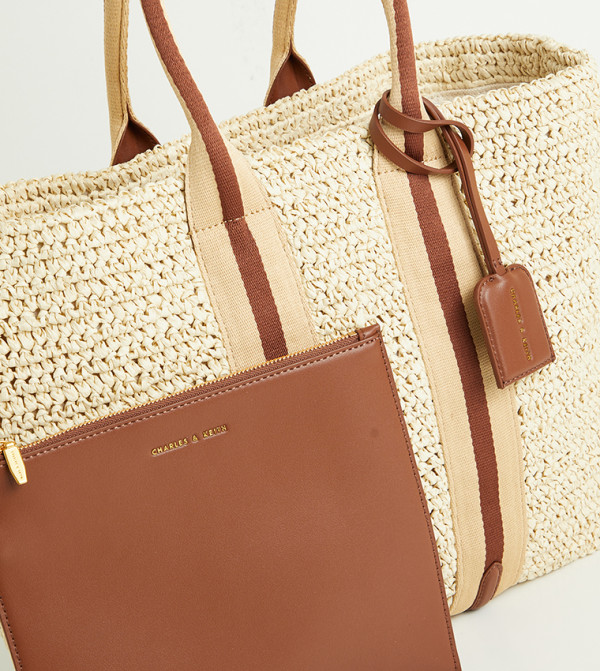 Charles & Keith  Collections - CHOCOLATE Tote Bag