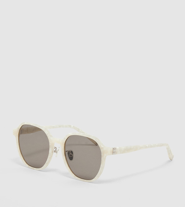 تشارلز آند كيث  نظارات الشمسية - أبيض Square Sunglasses