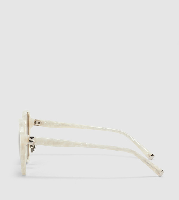 تشارلز آند كيث  نظارات الشمسية - أبيض Square Sunglasses