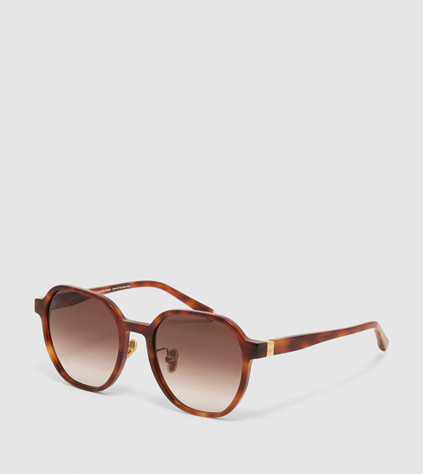 تشارلز آند كيث  نظارات الشمسية - بني  Square Sunglasses