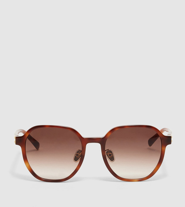 تشارلز آند كيث  نظارات الشمسية - بني  Square Sunglasses