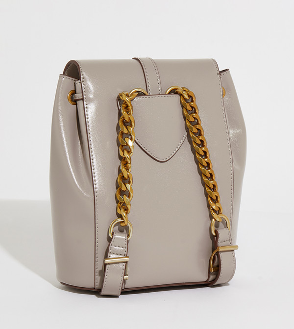 Charles & Keith  Travel Bags - Beige Backpacks