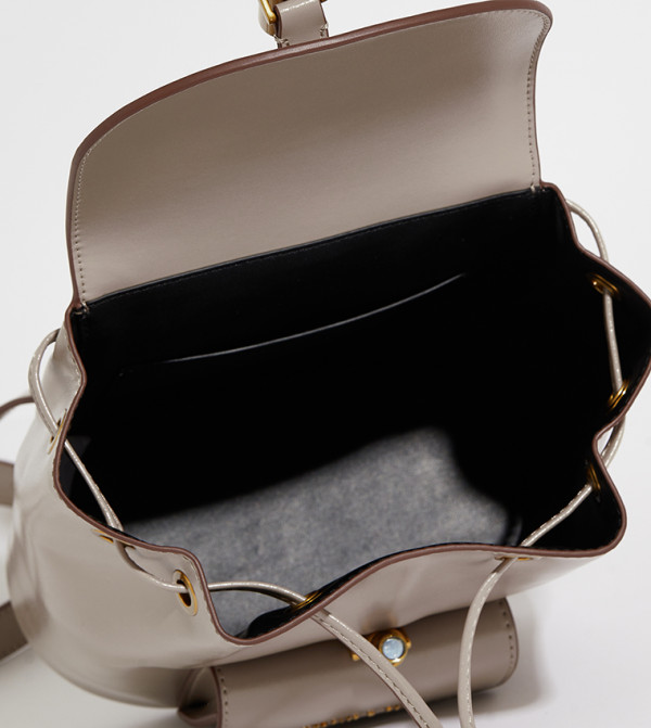 Charles & Keith  Travel Bags - Beige Backpacks