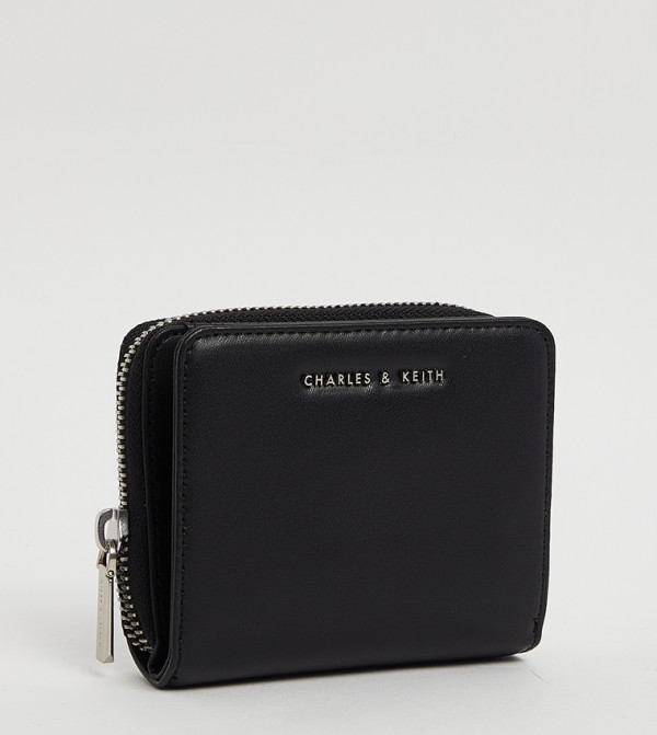 Charles & Keith Small Leather Goods - Black Wallets