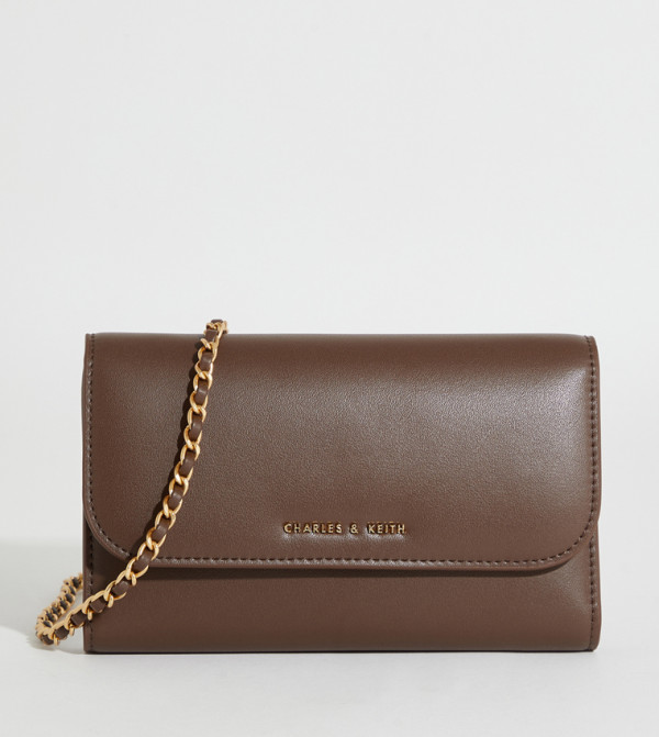 Charles & Keith  Small Leather Goods - Brown Wallets