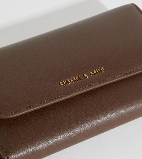 Charles & Keith  Small Leather Goods - Brown Wallets