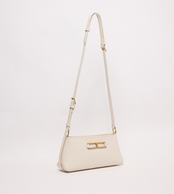 Charles & Keith Charles & Keith - Cream Cross Body Bags